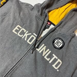 ECKO UNLTD Since 1972 Grey Zip Up Hoodie Size XL